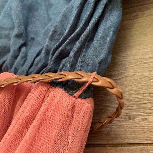 ⚡️3/$20 denim and tool combo dress with belt - Picture 7 of 13